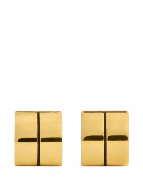 TOTEME Signature stripe hoops black/gold