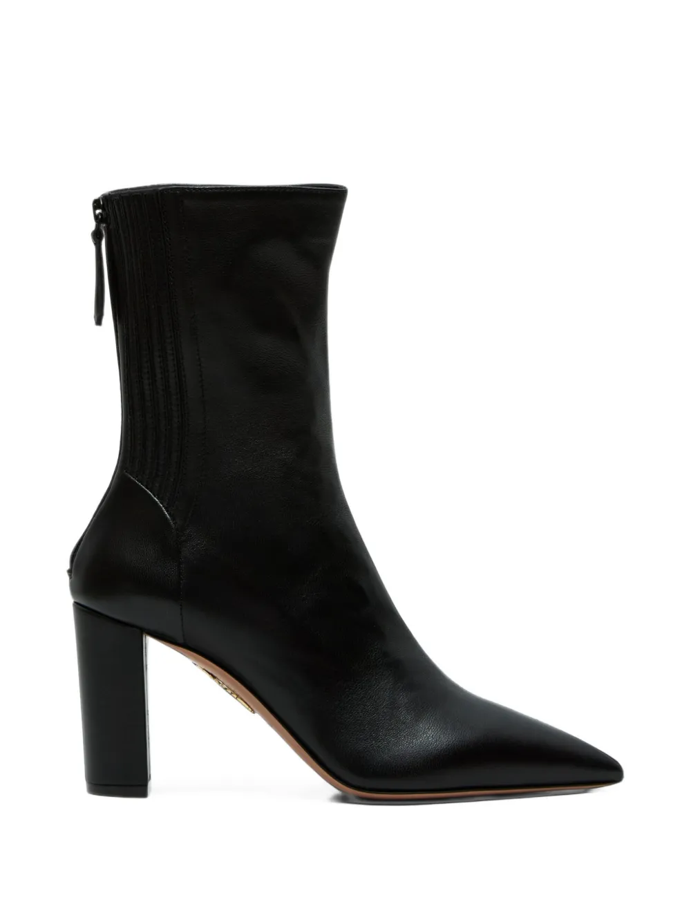 Aquazzura pointed-toe panelled ankle boots - Schwarz