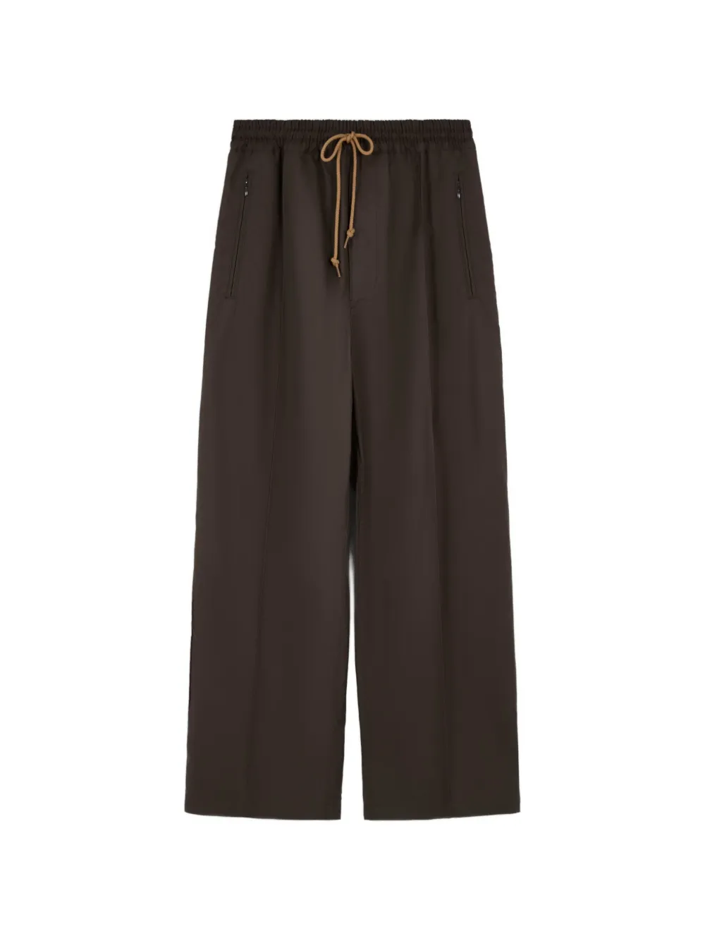 Comme des Garçons Homme drawstring wide-leg trousers Bruin