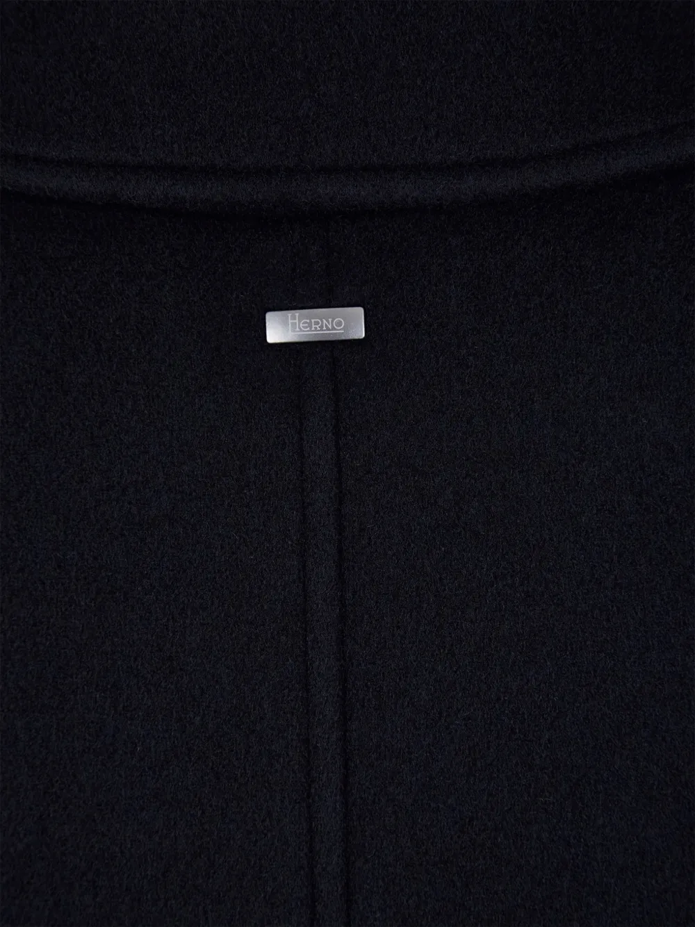 Herno button-fastening raglan-sleeve coat Blauw