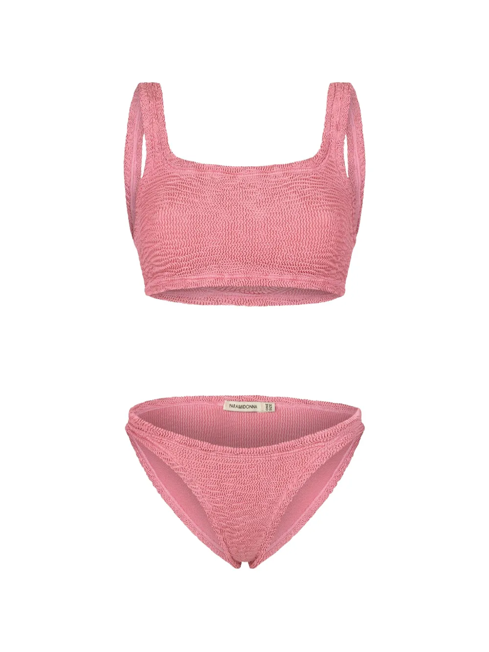PARAMIDONNA Emily crinkle-effect bikini - Rosa