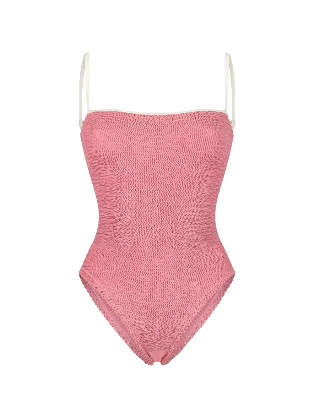 PARAMIDONNA Costume intero Marisia con effetto stropicciato - Rosa