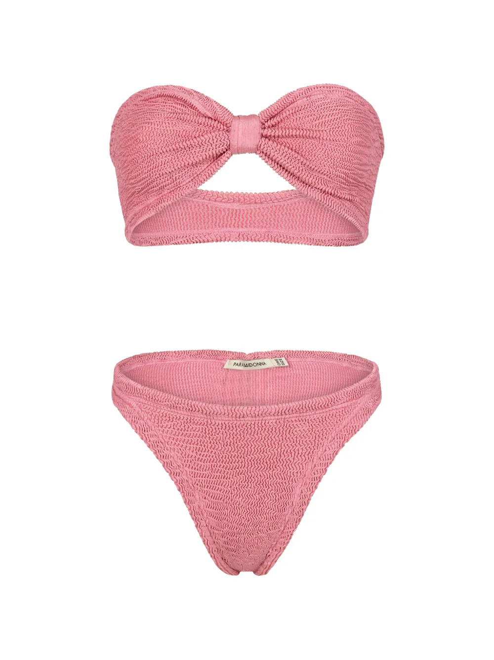 PARAMIDONNA Lucy crinkle-effect bikini - Rosa