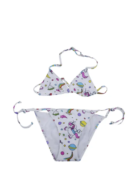 MC2 Saint Barth Kids graphic-print bikini