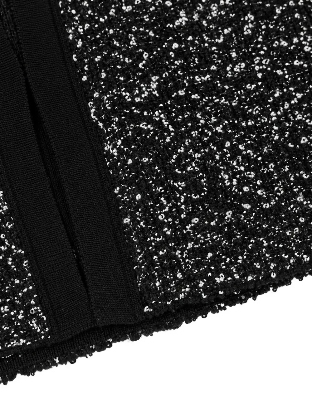 Elisabetta Franchi La Mia Bambina sequin-embellished cropped jacket Zwart