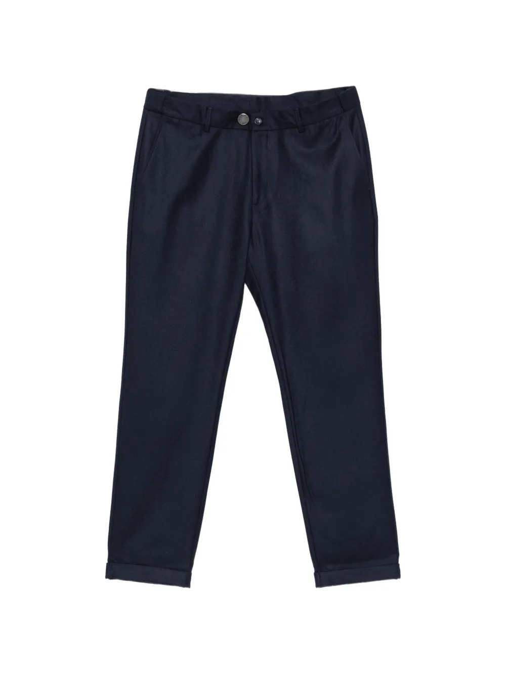 Alberto Gozzi turn-up cuff trousers - Blu