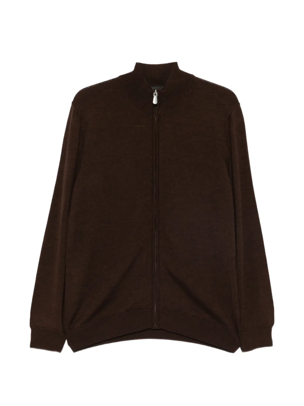 Alberto Gozzi zip-fastening wool sweater - Marron Alberto Gozzi zip-fastening wool sweater - Marron
