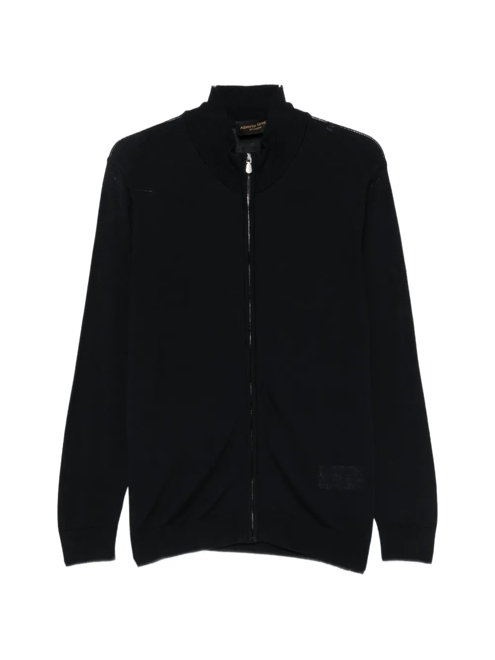 Alberto Gozzi zip-up wool cardigan - Blu