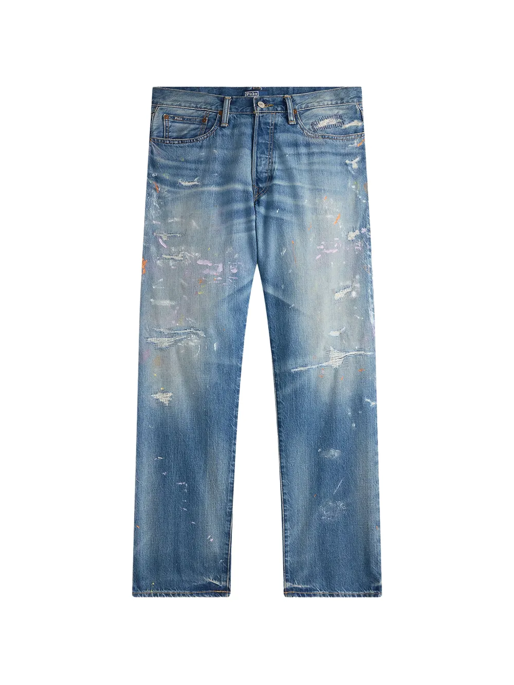 Polo Ralph Lauren Vintage Classic distressed jeans - Blu