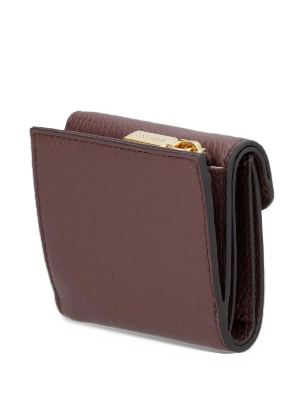 Coccinelle Beat Soft grainy-leather wallet - Rosso