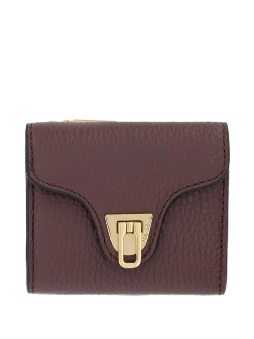 Coccinelle Beat Soft portemonnee van bewerkt leer Rood