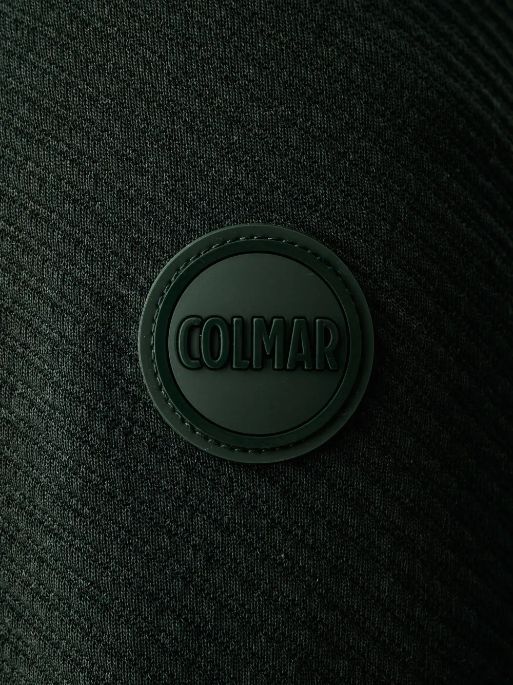 Colmar zip-up jacquard sweatshirt Groen