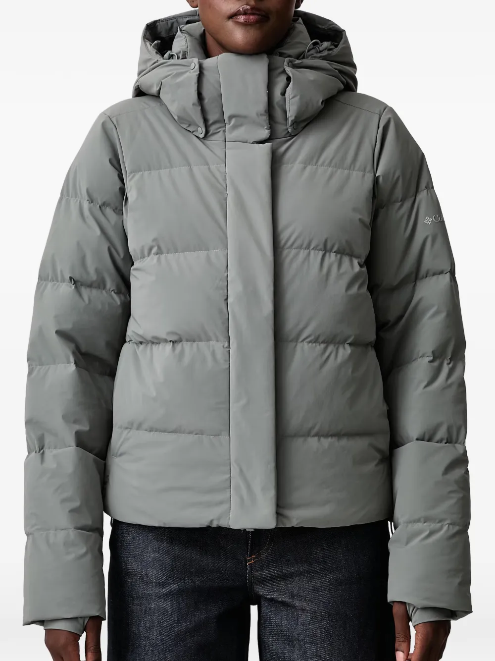 Columbia Amaze Puff™ quilted hooded jacket Groen