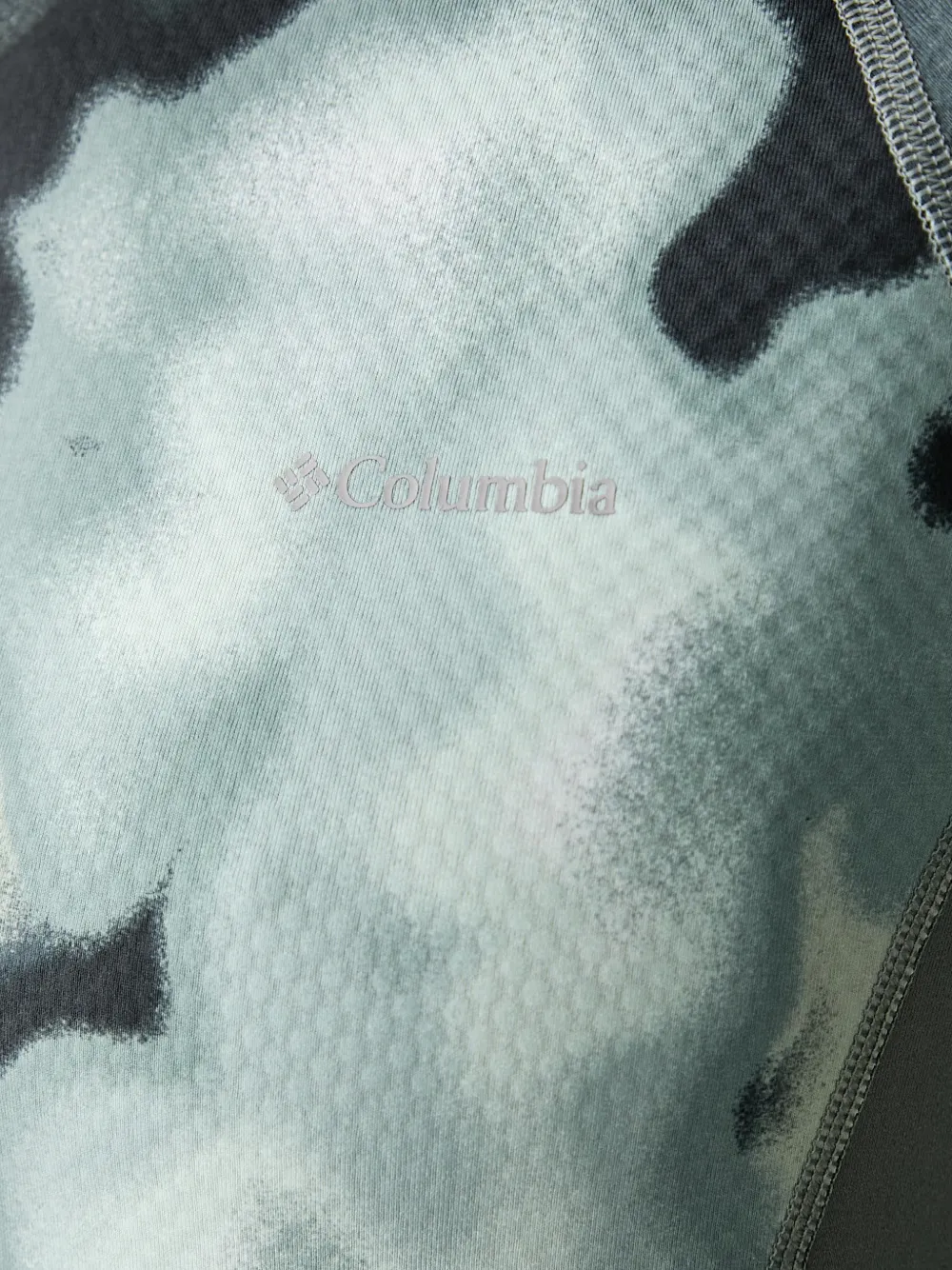 Columbia Omni-Heat Infinity abstract-print base layer Groen