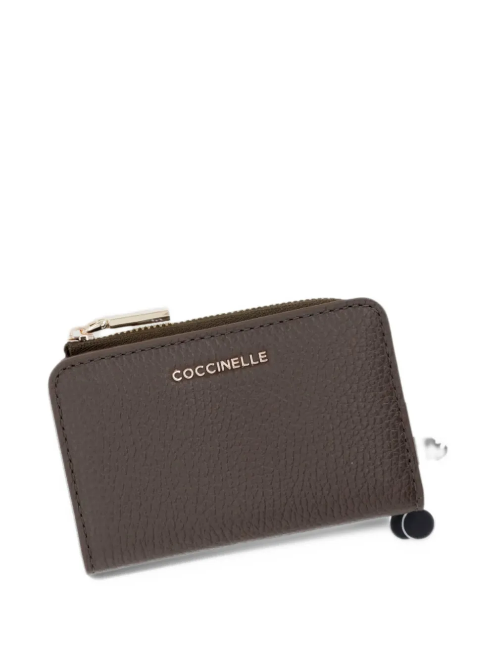 Coccinelle Portemonnee met logoprint Bruin