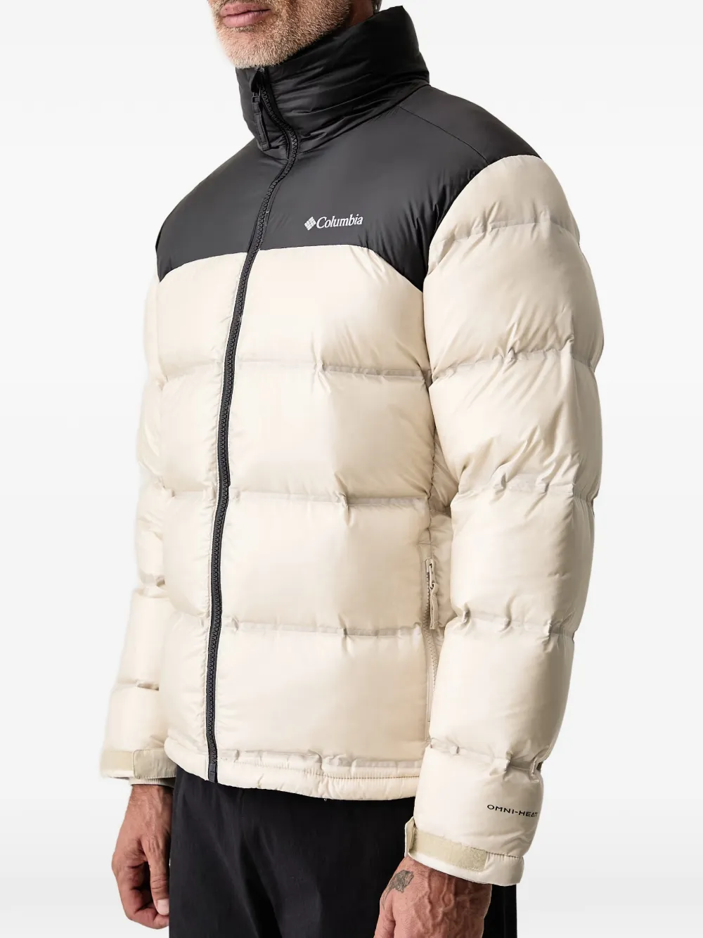 Columbia Street Heights Heat Seal donsjack Beige