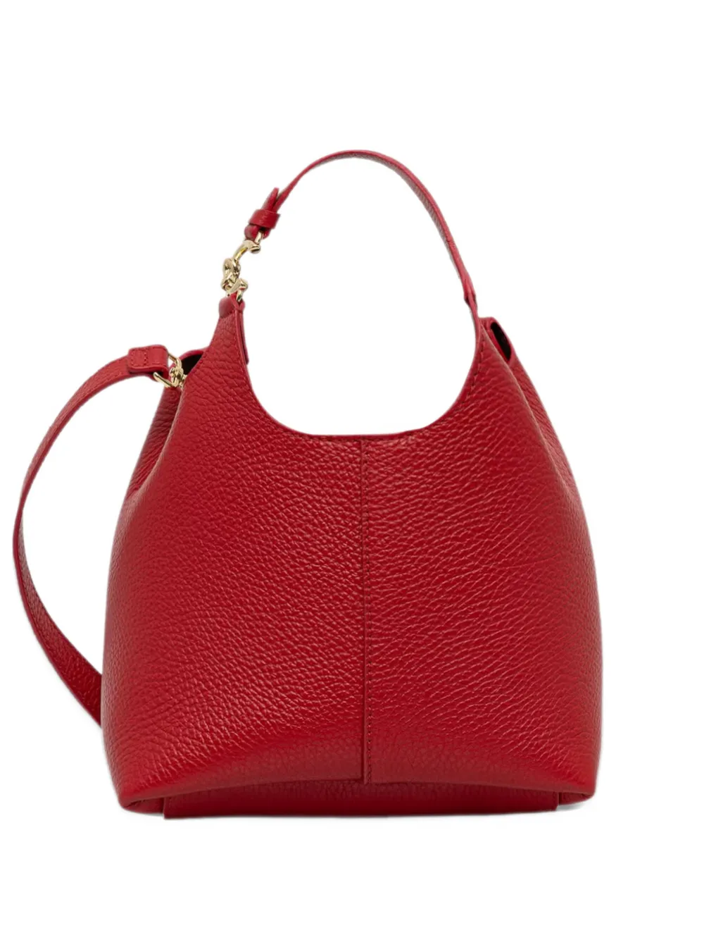 Coccinelle grained-leather tote bag Rood