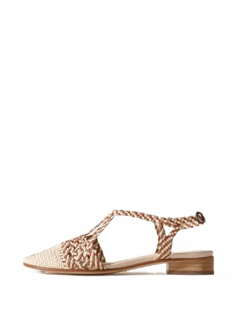 Hereu Plora braided flat pumps