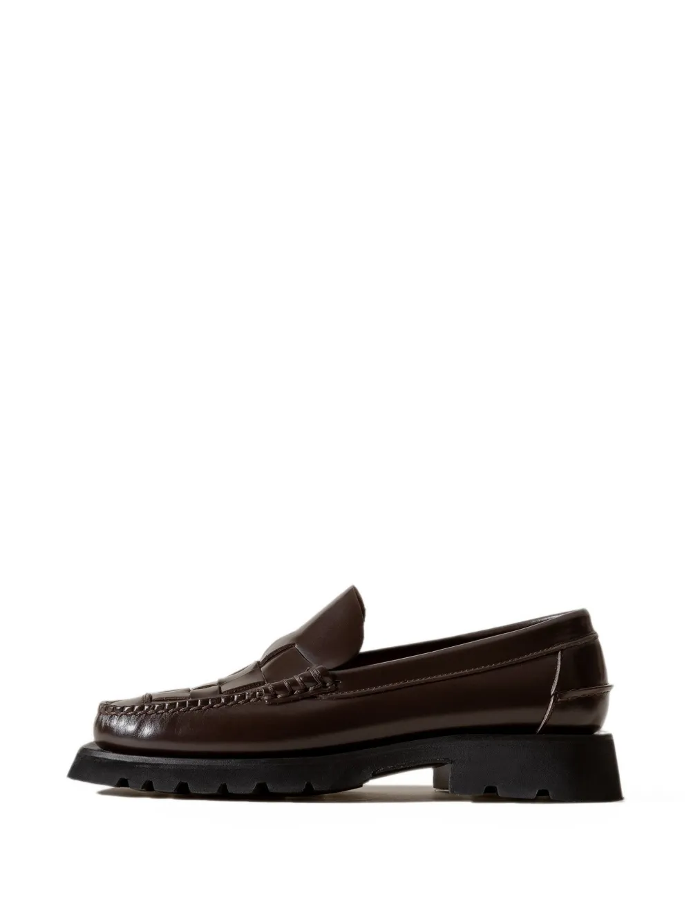 Hereu Mocassini Nombela Sport in pelle - Marrone
