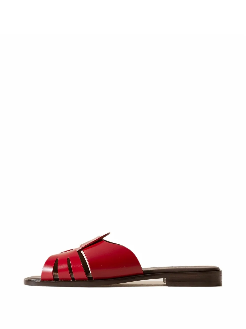Hereu Ancora squared fisherman sandals - Rouge