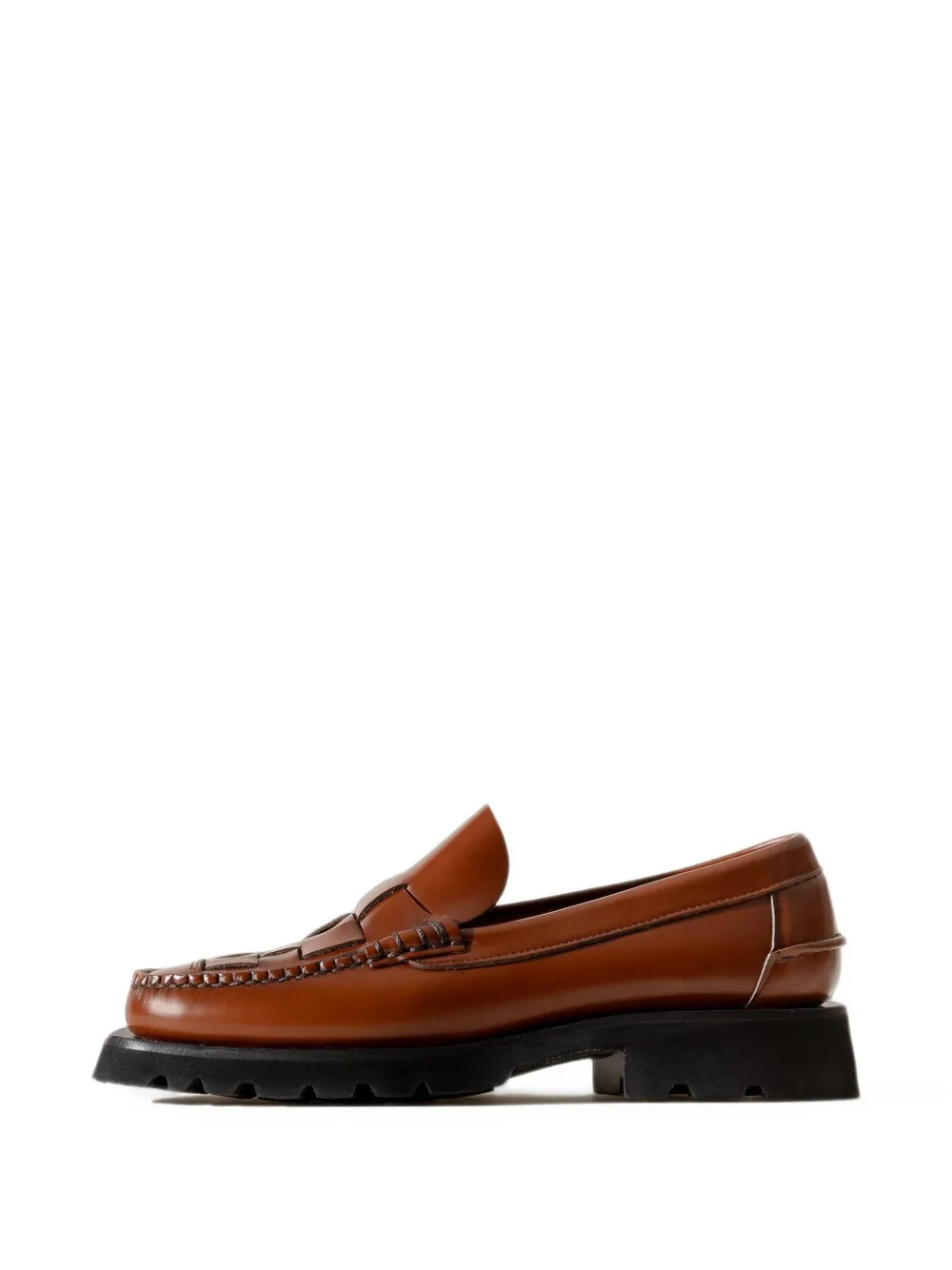 Hereu Nombela Sport interwoven loafers - Marron