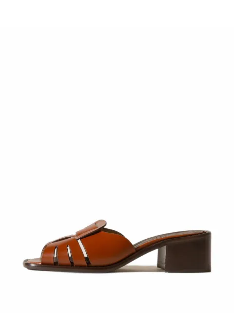 Hereu Ancora squared fisherman heeled sandals