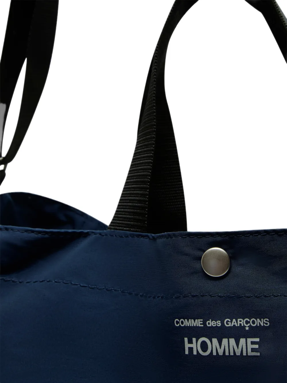 Comme des Garçons Homme logo-print tote bag Blauw