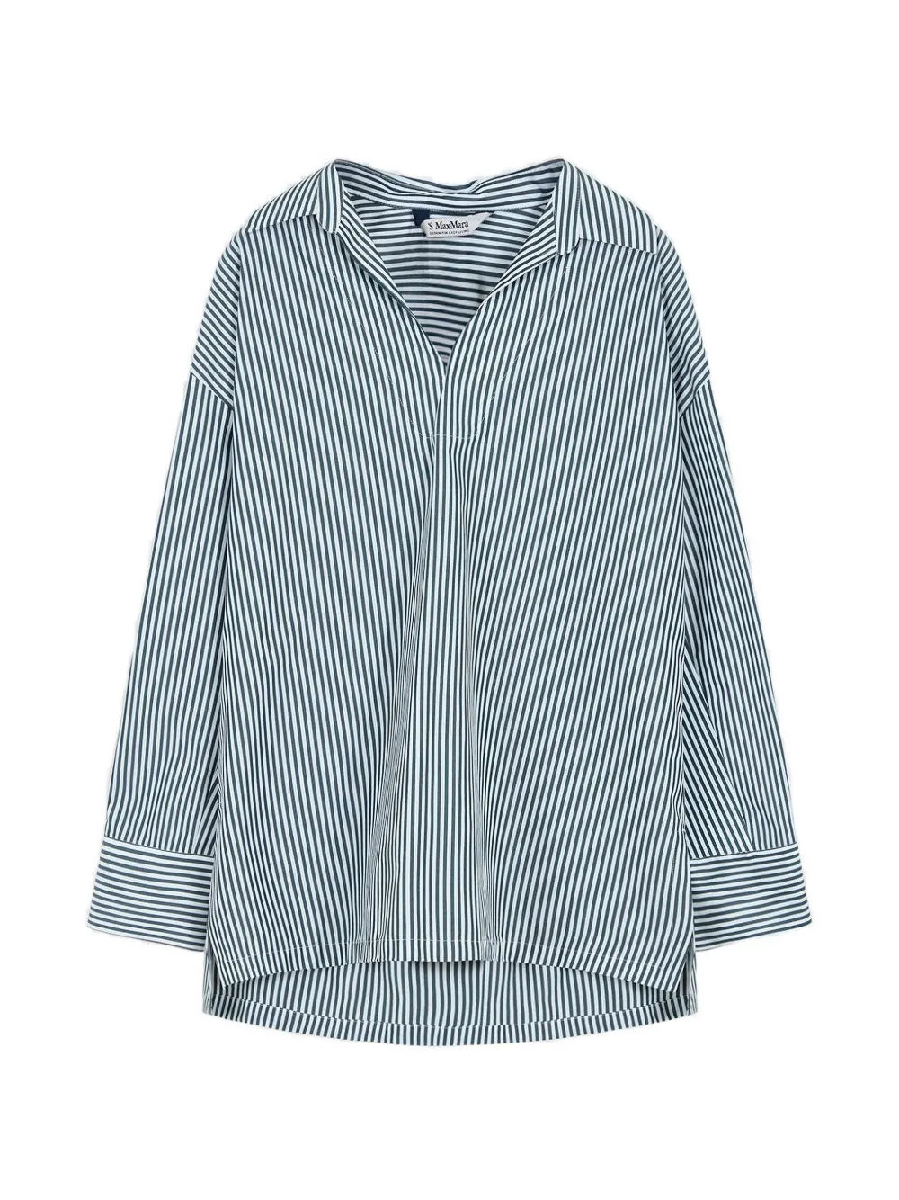 'S Max Mara Cristel striped cotton shirt - Blu