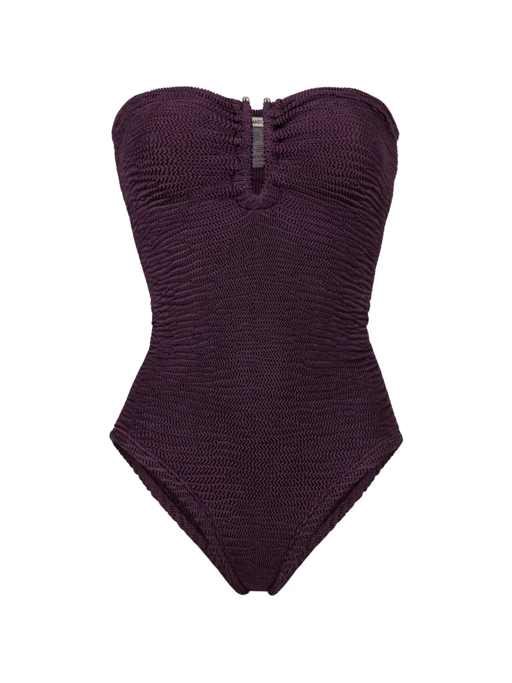 PARAMIDONNA Costume intero Frida con effetto stropicciato - Viola