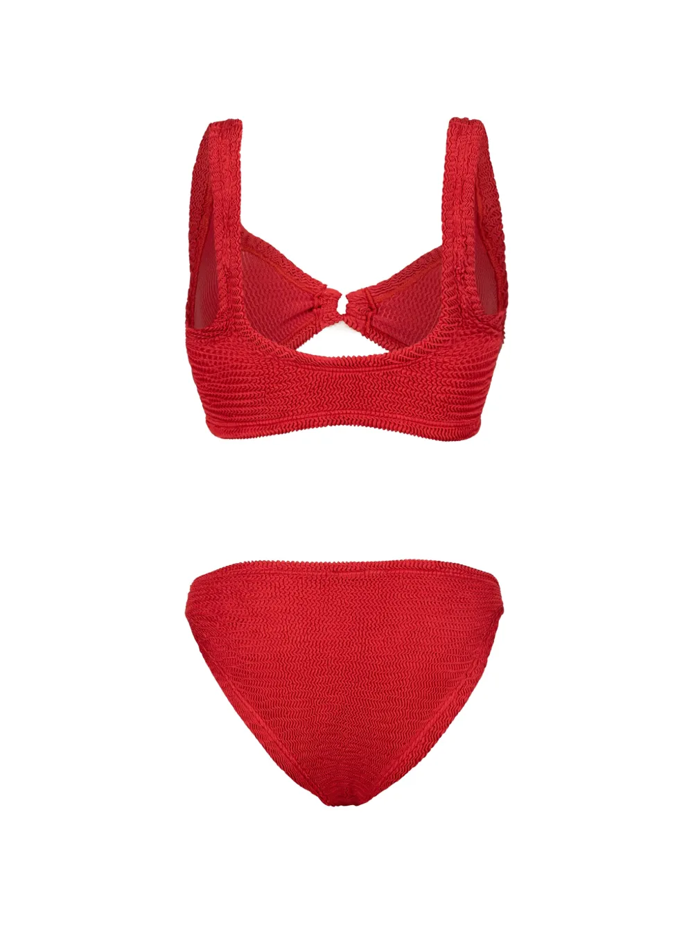 PARAMIDONNA Dolly crinkle-effect bikini Rood