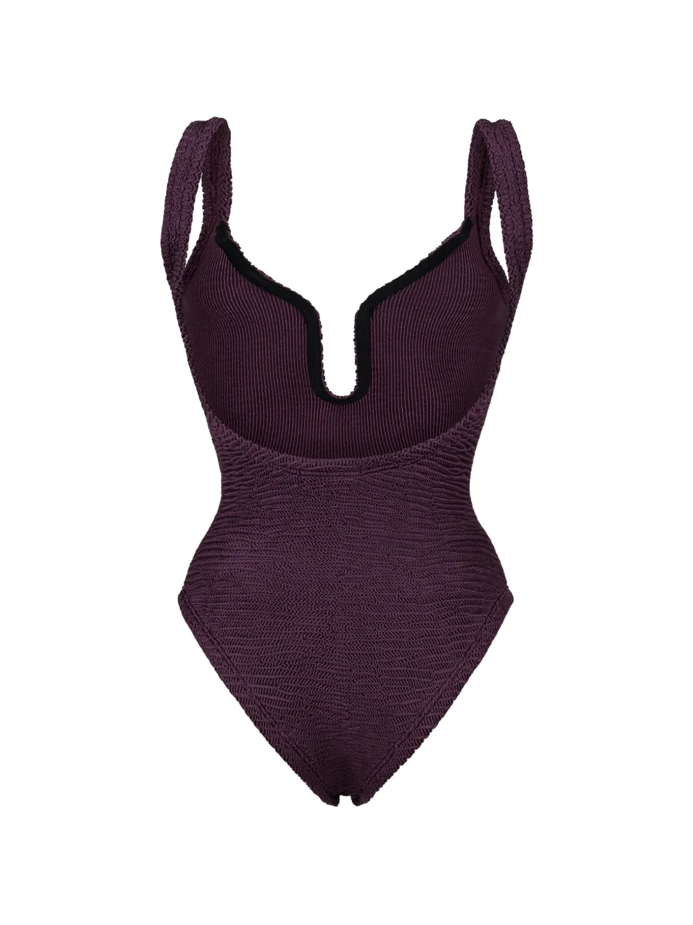 PARAMIDONNA Mika crinkle-effect swimsuit Paars