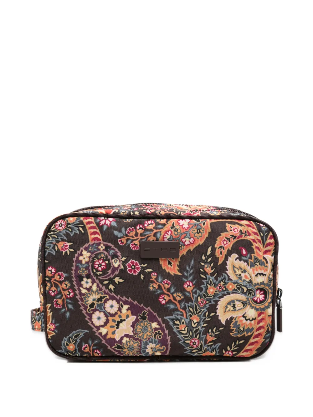 ETRO ペイズリー トラベルポーチ | ブラウン | Image 1