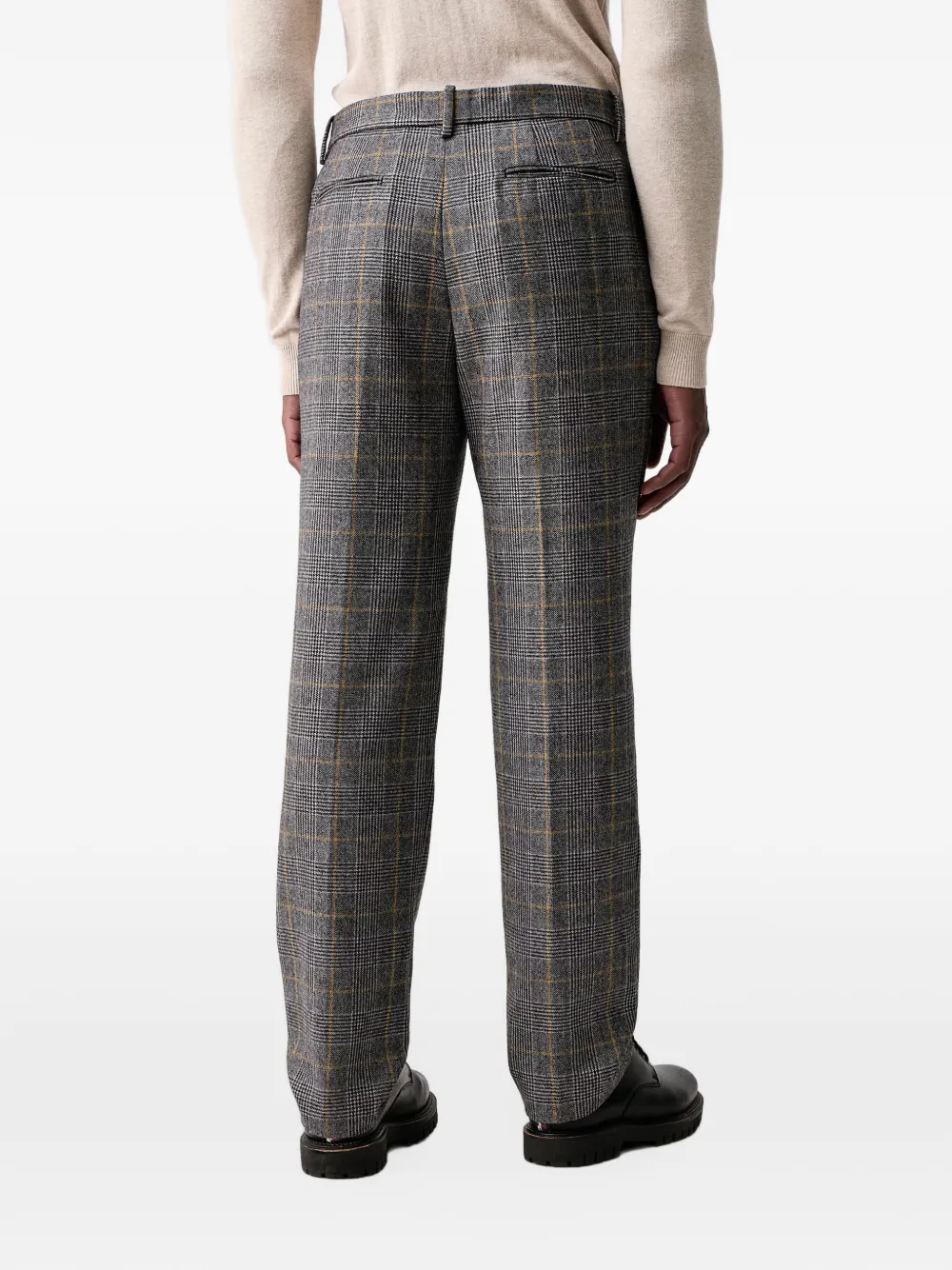 Kenzo Geruite wollen broek Grijs