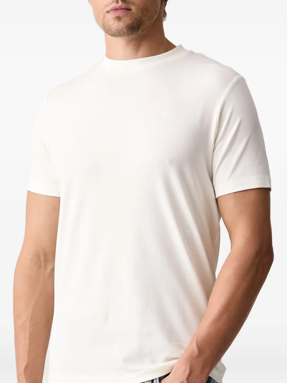 Karl Lagerfeld logo-print short-sleeve T-shirt Wit