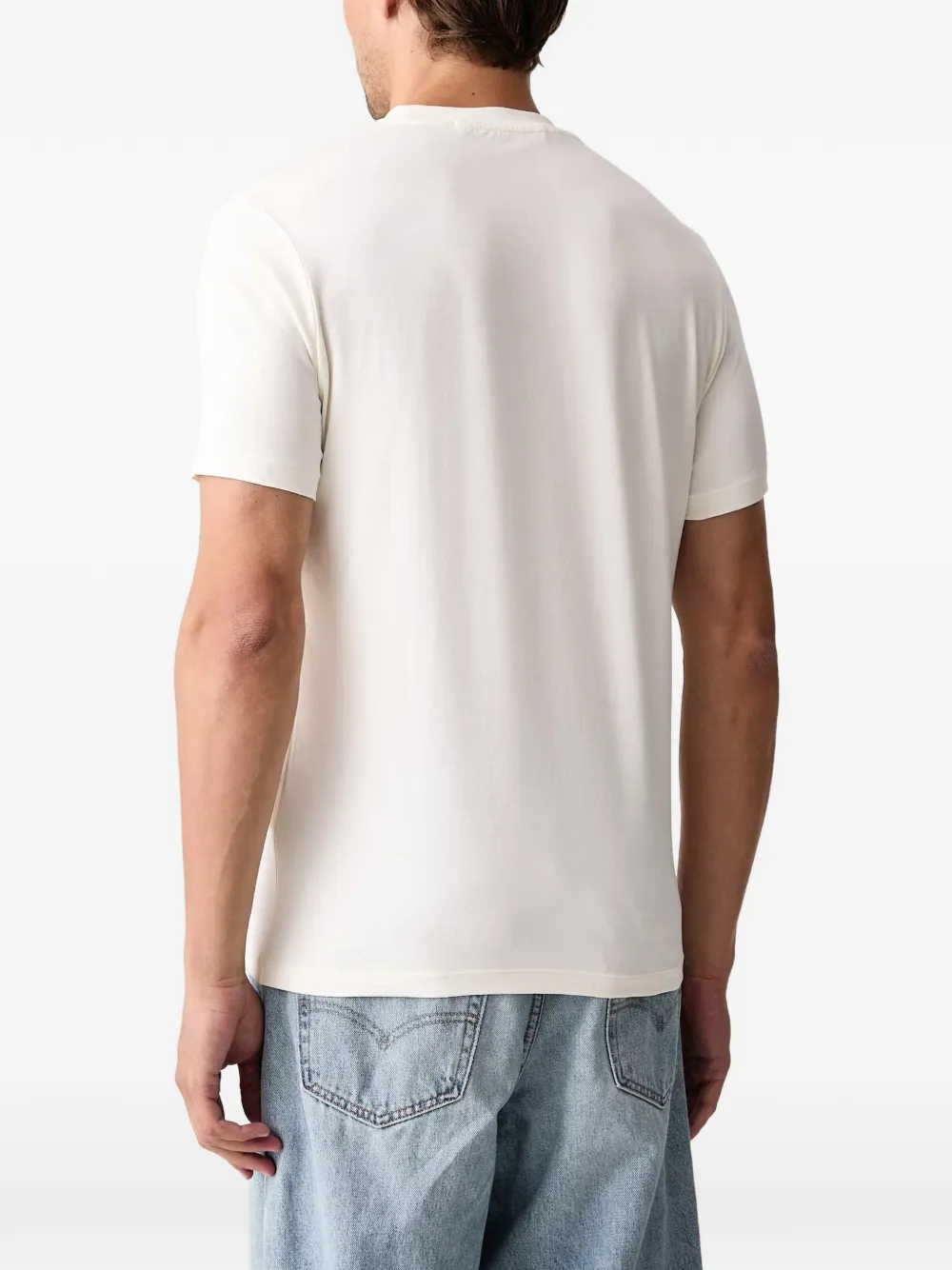 Karl Lagerfeld logo-print short-sleeve T-shirt Wit