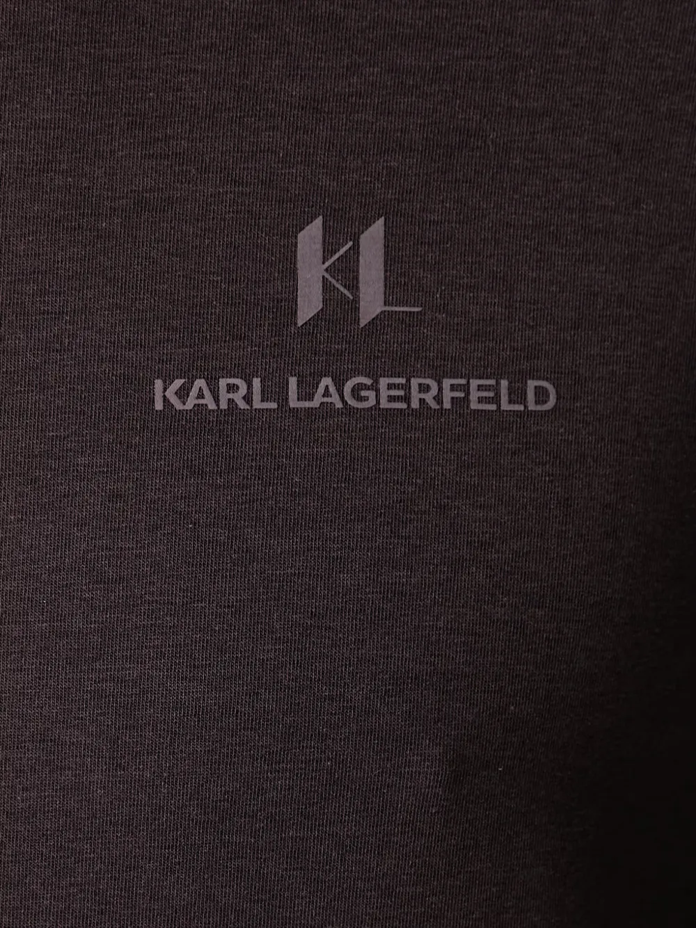 Karl Lagerfeld T-shirt met logoprint Bruin