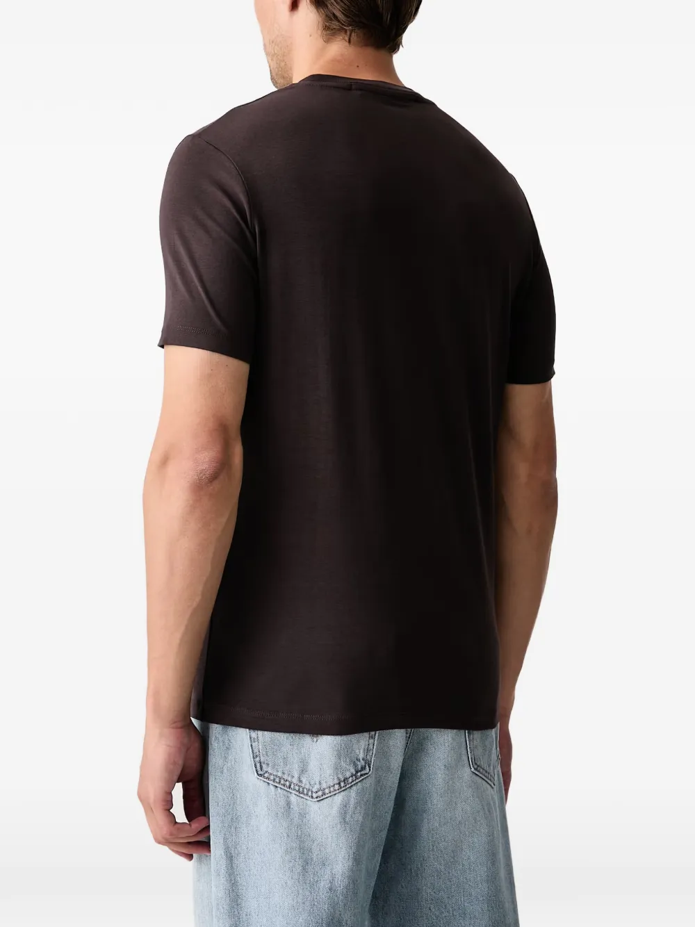 Karl Lagerfeld T-shirt met logoprint Bruin