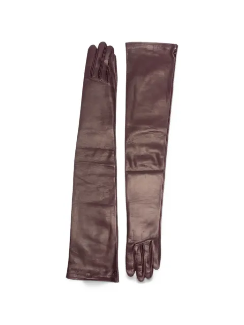 Agnelle Glamour long-length leather gloves