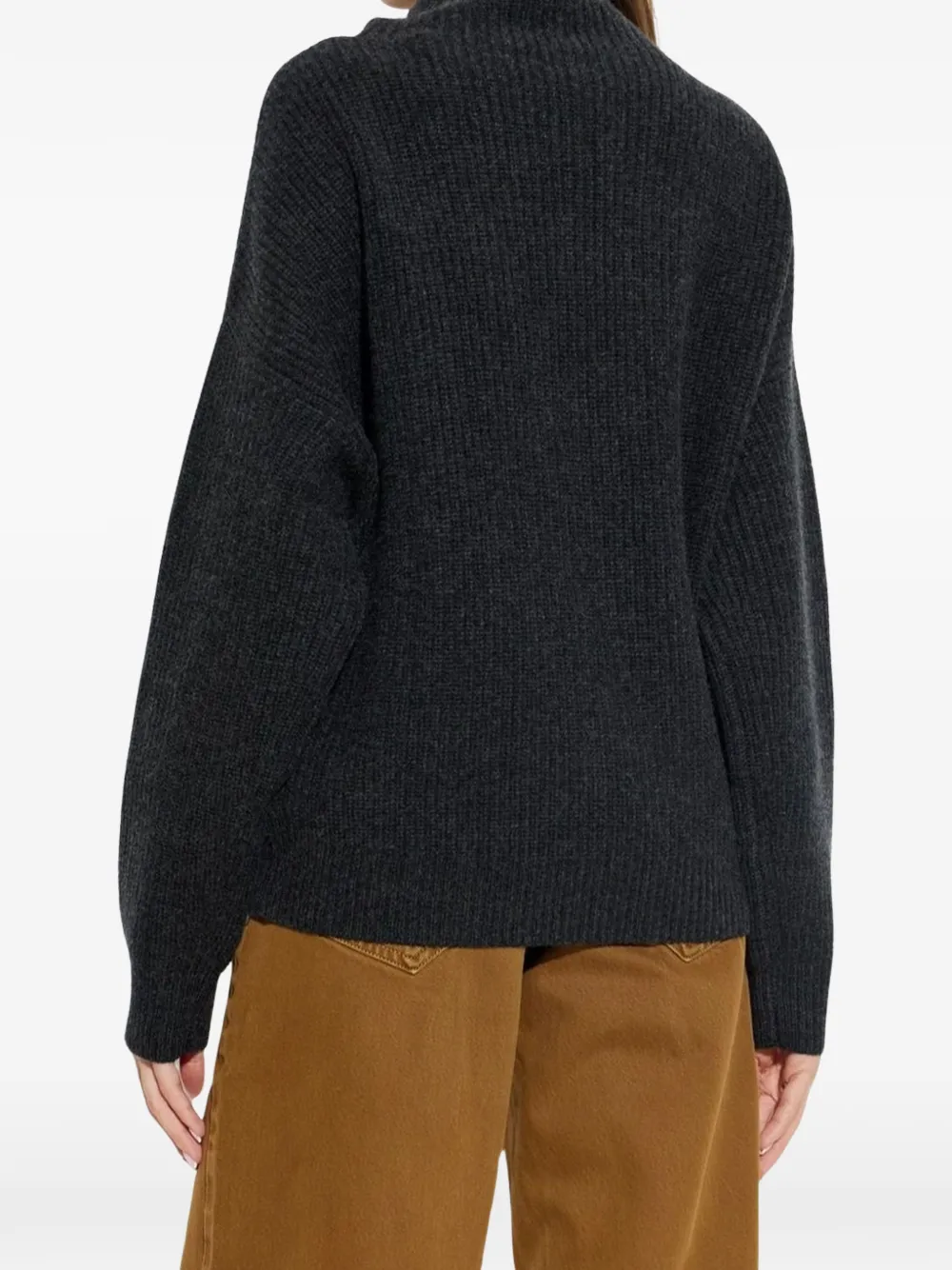 ISABEL MARANT Brooke ribbed sweater Grijs