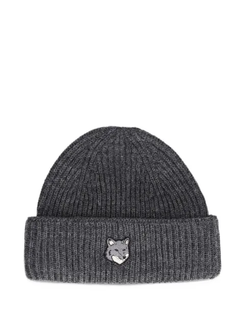 Maison Kitsuné Fox Head beanie hat