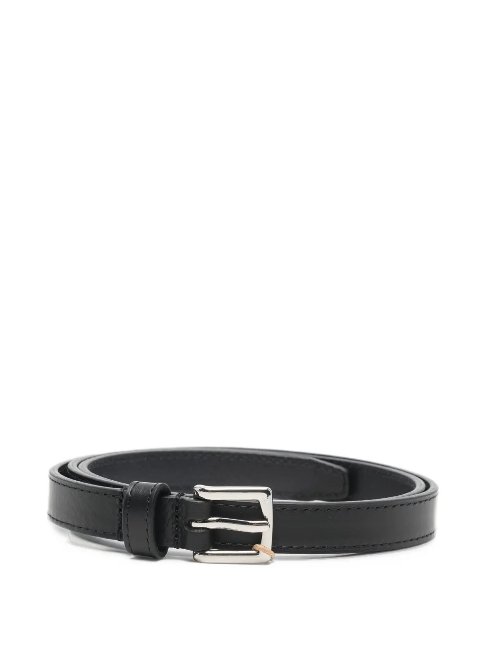 The Frankie Shop Jessie buckle-fastening leather belt - Nero
