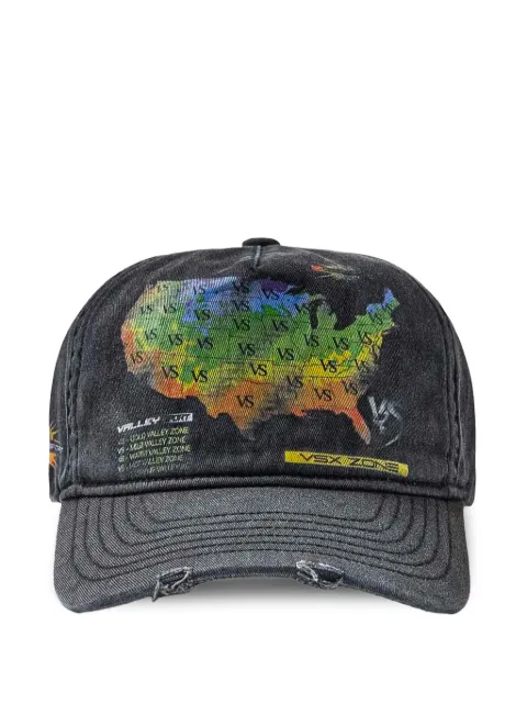 Vale Weatherman graphic-print cap