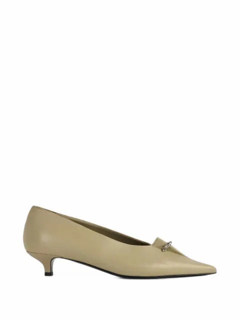 TOTEME pierced nappa pumps cashew