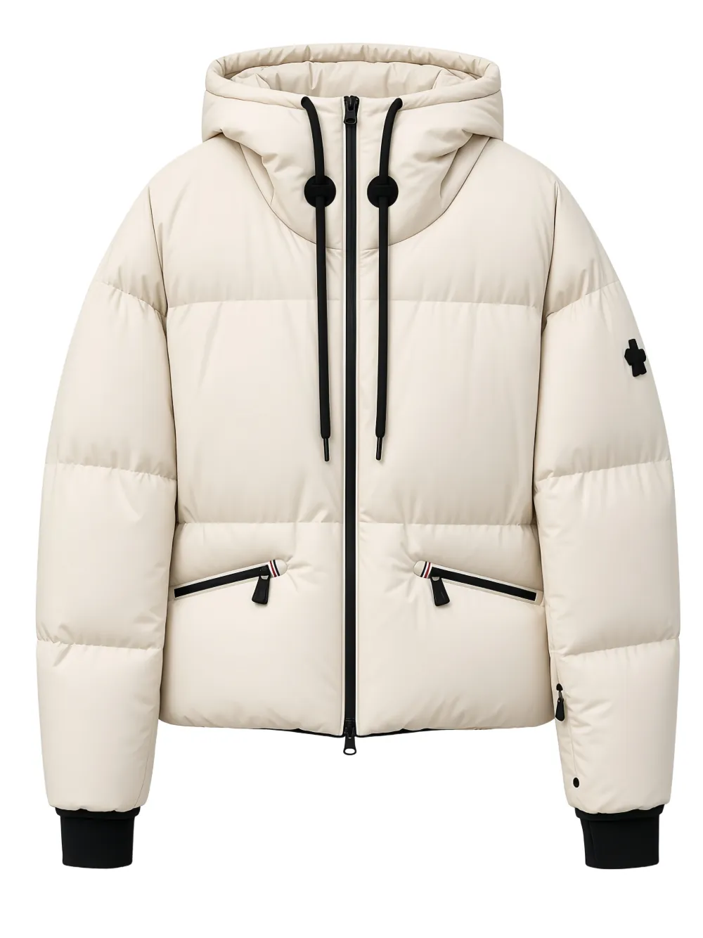 Moncler Grenoble Allesaz hooded puffer jacket Wit