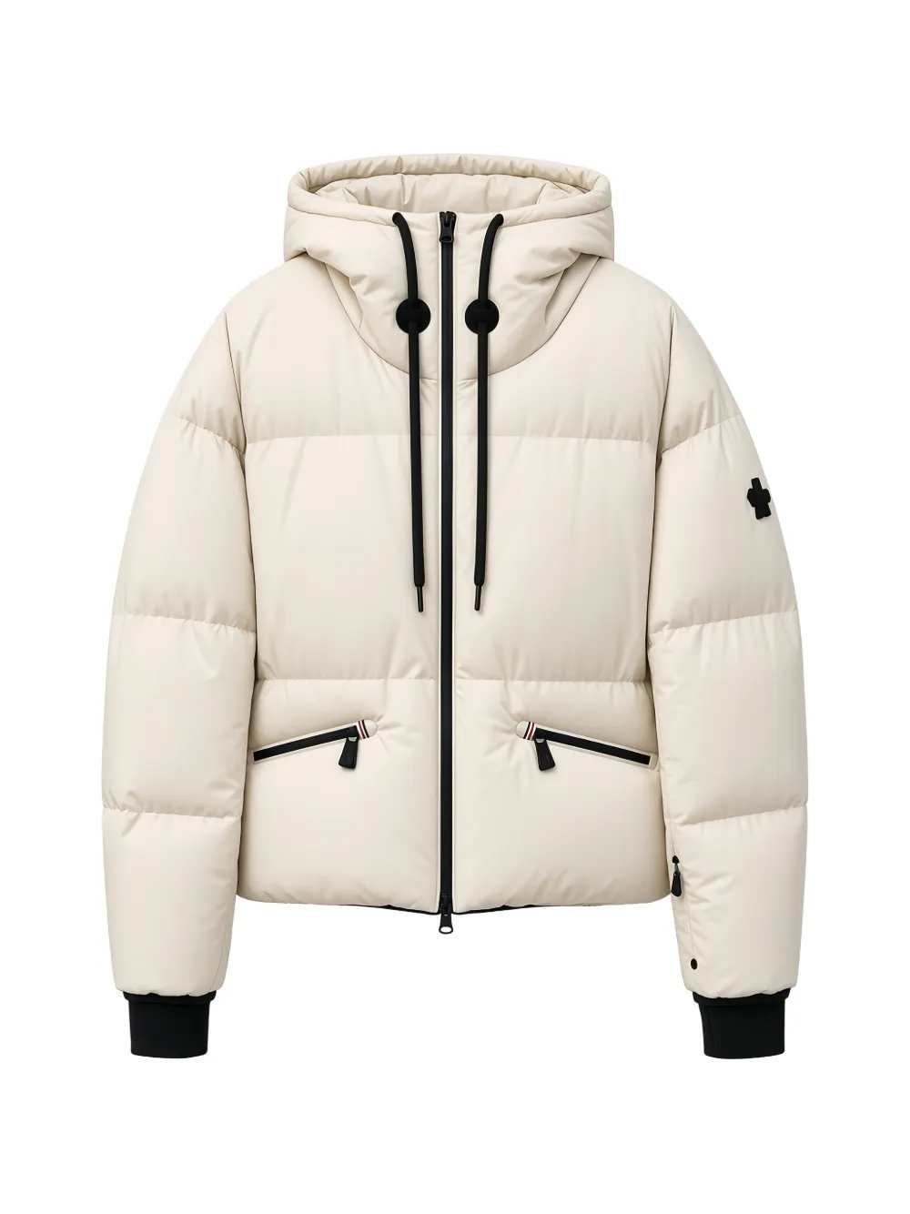 Moncler Grenoble Allesaz hooded puffer jacket Wit