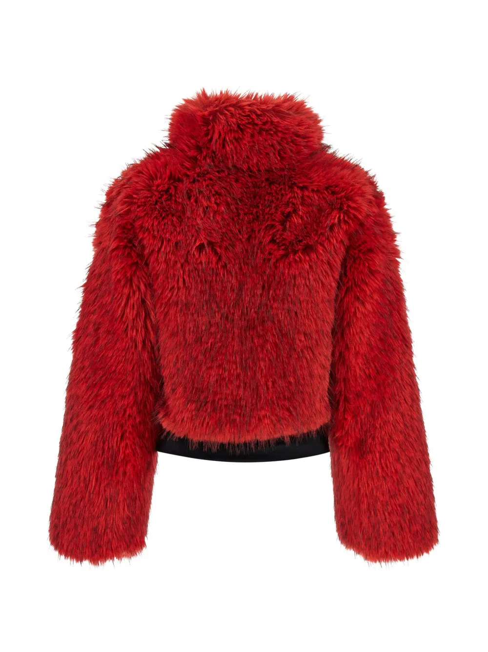 Goldbergh Fuwa faux-fur cropped jacket Rood