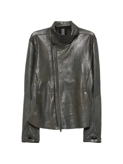 Isaac Sellam Experience asymmetric leather jacket