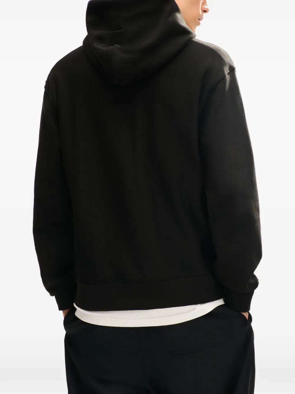 Kenzo Work And Play cotton hoodie Zwart