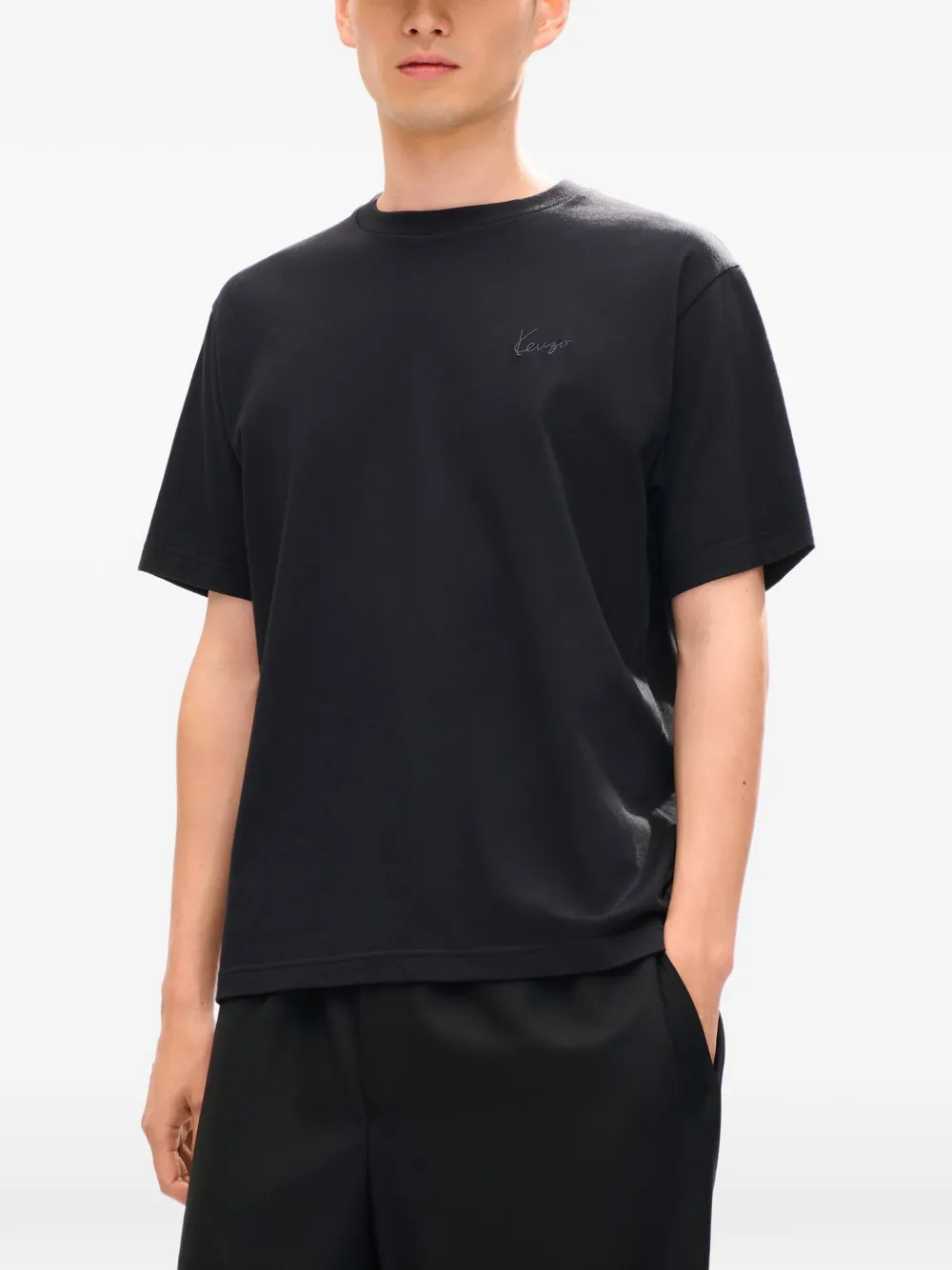Kenzo Katoenen T-shirt Zwart