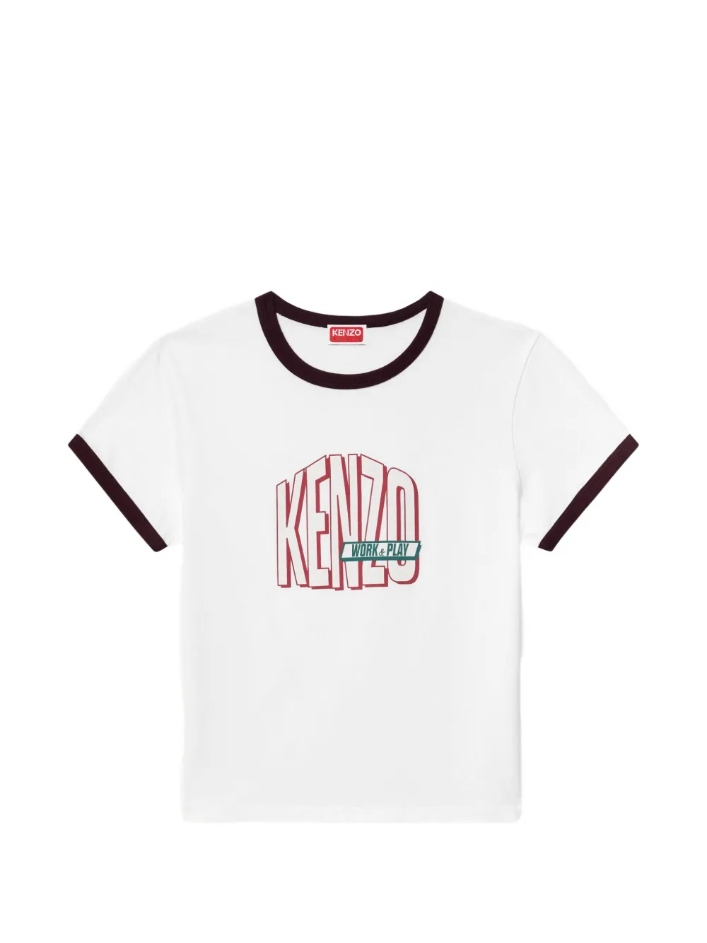 Kenzo Work And Play T-shirt Wit